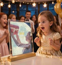 Avis client sur un baptême d’étoile personnalisé offert comme cadeau Noël enfant dernière minute