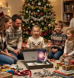 Certificat étoile personnalisée garçon – cadeau Noël fille personnalisé prestige