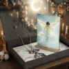 Cadeaux condoléances original mère avec coffret prestige À jamais ma maman et certificat de baptême d'étoile