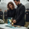 arçon regardant le ciel étoilé avec émotion cadeau condoléances original garçon