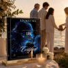 Cadeau condoléances original garçon avec coffret complet de baptême d'étoile personnalisé