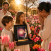 Coffret cadeau anniversaire symbolique fille avec baptême d'étoile personnalisé et certificat officiel