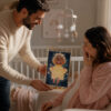 cadeau naissance urgent certificat encadré étoile bébé personnalisée