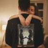 Idée cadeau anniversaire de mariage homme symbolique avec certificat d’étoile encadrable et coffret haut de gamme