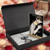Cadeau demande en mariage femme personnalisé avec certificat romantique et symbole d'engagement éternel