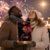 Certificat encadré de baptême d'étoile idée cadeau Noël romantique dernière minute pour couple