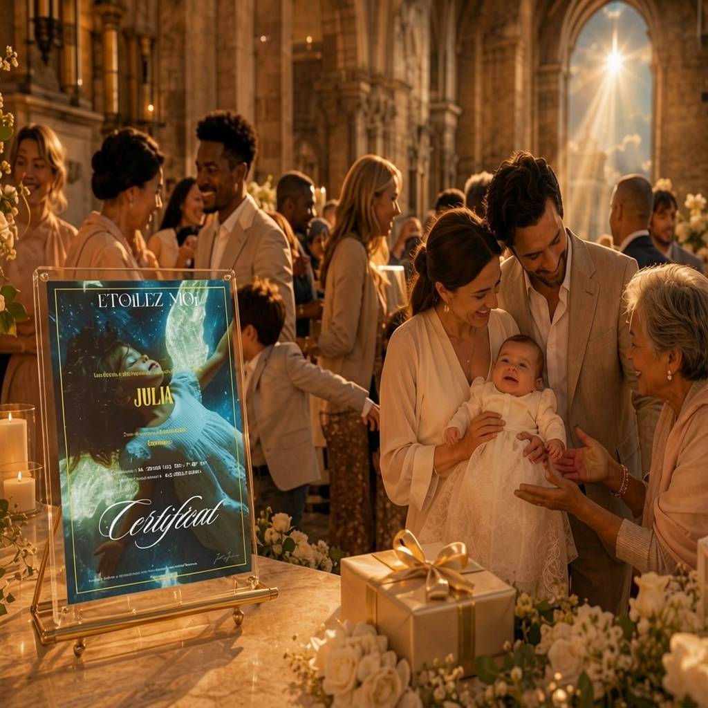 Avis vérifié sur un cadeau baptême dernière minute symbolique et personnalisé pour bébé