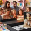 Certificat encadré de cadeau anniversaire fille symbolique avec étoile personnalisée