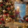 Idée cadeau Noël papa original avec coffret baptême d'étoile personnalisé prêt à offrir