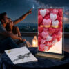 Cadeau anniversaire de mariage dernière minute coffret ouvert avec certificat étoile personnalisée
