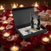 Cadre élégant présentant un certificat de cadeau demande en mariage femme personnalisé