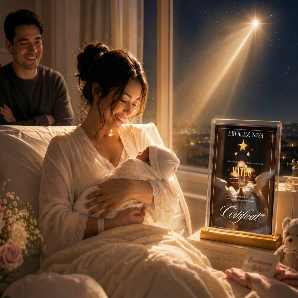 avis grands parents cadeau baptême fille symbolique idée cadeau baptême originale étoile personnalisée