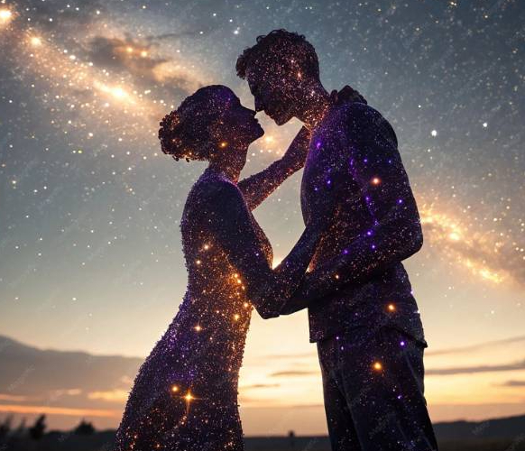 Cadeaux anniversaire de mariage personnalisés baptême d étoile pour couple amoureux